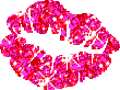 Gif animé bouche bisou bisou bisou